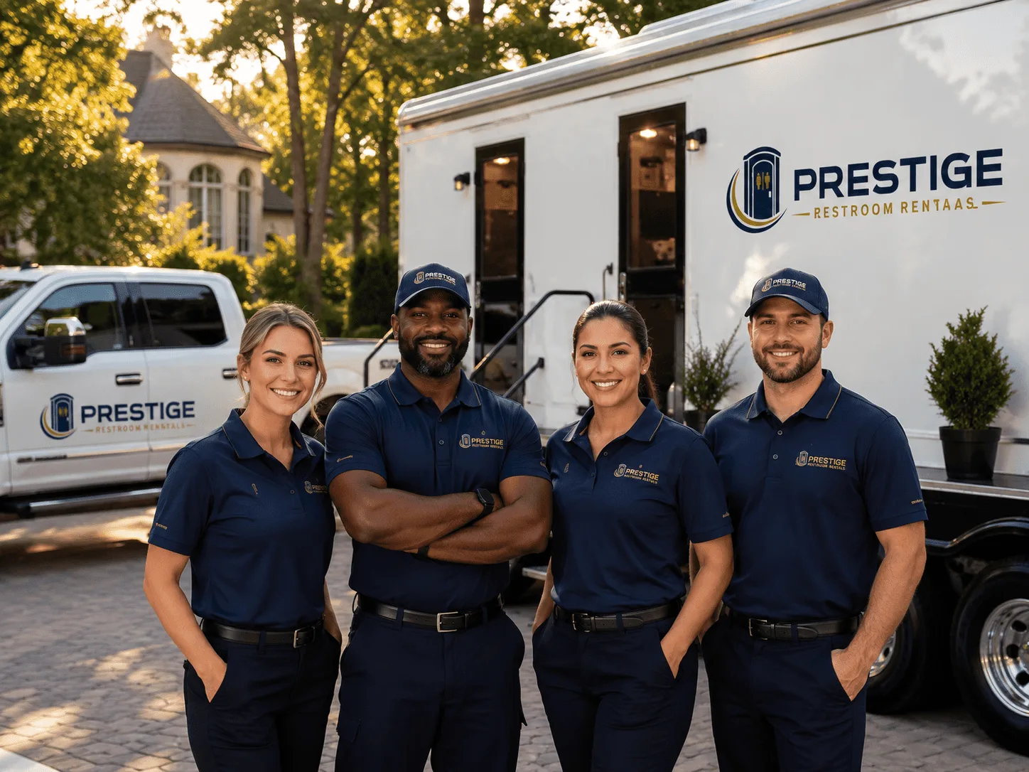 Trusted Luxury Portable Restrooms company in Cogswell, ND